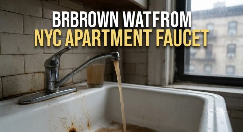 Brown Water From NYC Apartment Faucet: Causes & Fixes