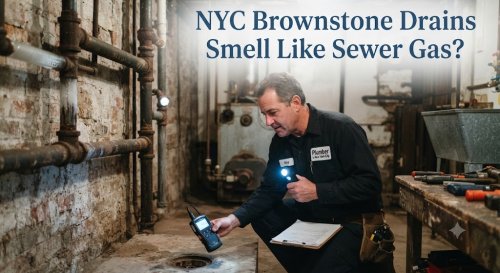 NYC Brownstone Drains Smell Like Sewer Gas?
