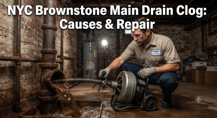 NYC Brownstone Main Drain Clog: Causes & Repair