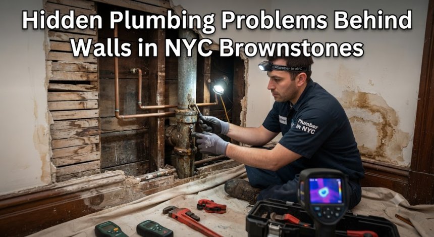 Hidden Plumbing Problems Behind Walls in NYC Brownstones