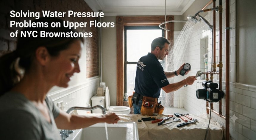 Water Pressure Problems on Upper Floors NYC Brownstone