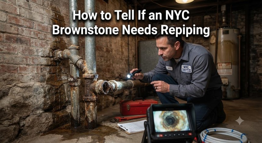 NYC Brownstone Repiping Signs