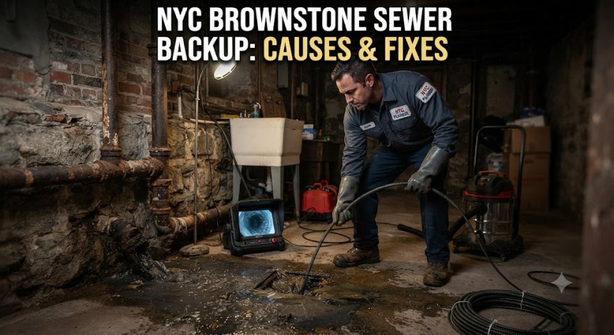 NYC Brownstone Sewer Backup: Causes & Fixes