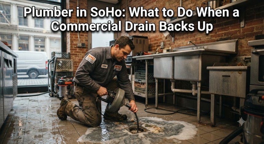 SoHo Commercial Drain Backup