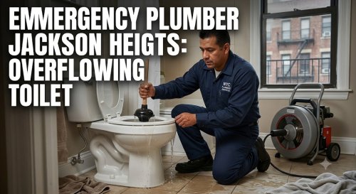 Emergency Plumber Jackson Heights: Overflowing Toilet
