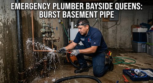 Emergency Plumber Bayside Queens: Burst Basement Pipe