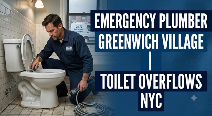 Emergency Plumber Greenwich Village | Toilet Overflows NYC