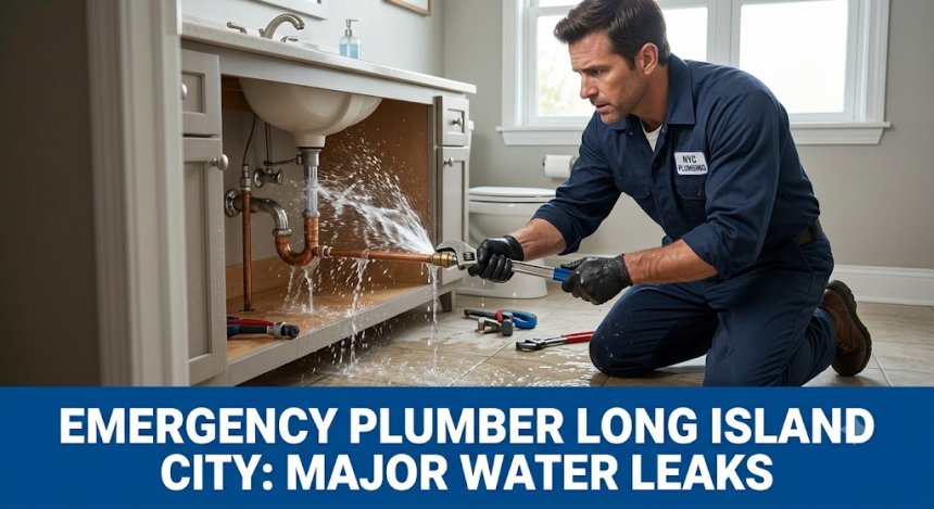 Emergency Plumber Long Island City: Major Water Leaks