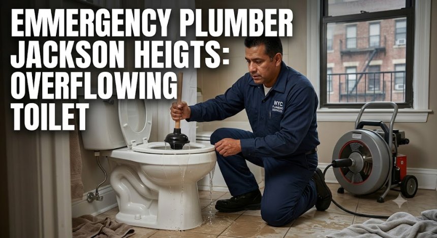 Emergency Plumber Jackson Heights: Overflowing Toilet